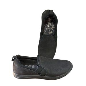Clarks Women's Size 8 Cloudsteppers Loafers Breeze Bali Slip On All Black Shoes